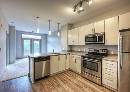 The Canalside Lofts - Kitchen