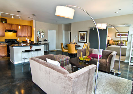 Canalside Lofts - Living Space