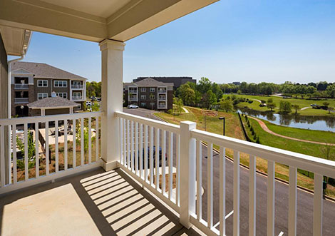 Haywood - Apartment Patio View